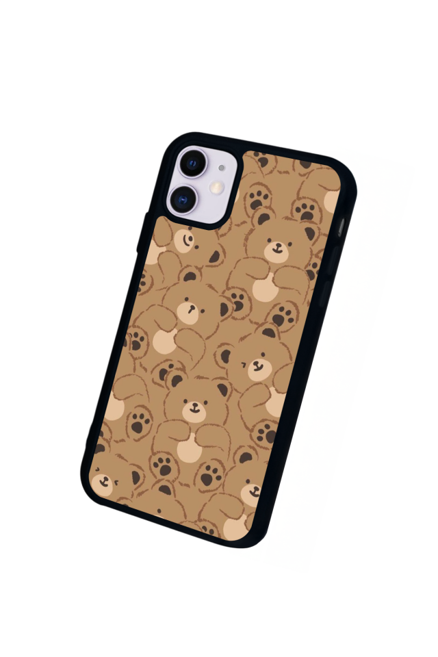 iPhone 11 Uyumlu Ayı Tasarımlı Glossy Premium Kılıf