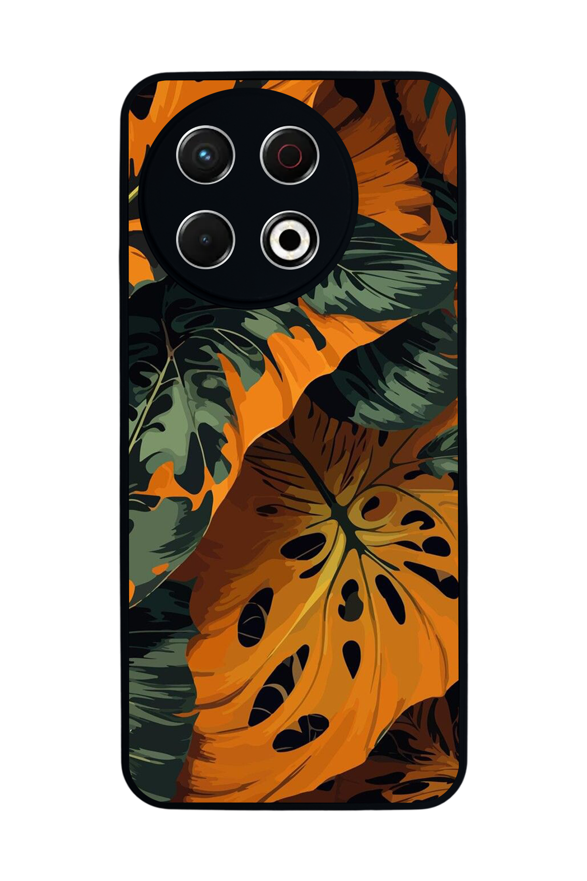 Tecno Spark 30 Pro Uyumlu Botanik Tasarımlı Glossy Premium Kılıf