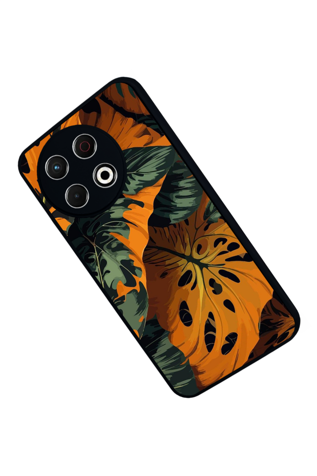 Tecno Spark 30 Pro Uyumlu Botanik Tasarımlı Glossy Premium Kılıf