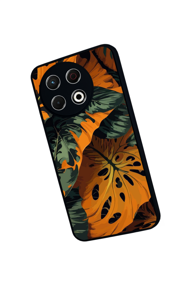 Tecno Spark 30 Pro Uyumlu Botanik Tasarımlı Glossy Premium Kılıf