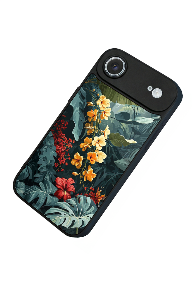 iPhone 17 Air Uyumlu Botanik Tasarımlı Glossy Premium Kılıf