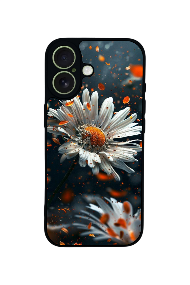 iPhone 17 Uyumlu Cicek Tasarımlı Glossy Premium Kılıf