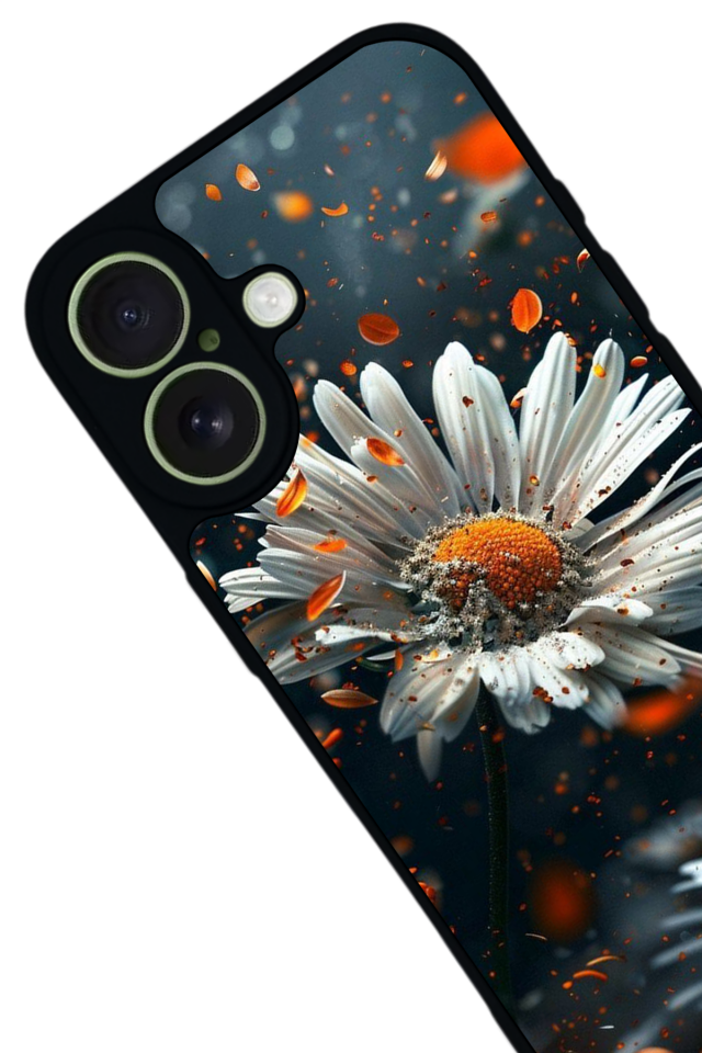 iPhone 17 Uyumlu Cicek Tasarımlı Glossy Premium Kılıf