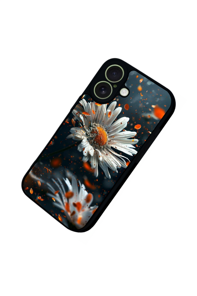 iPhone 17 Uyumlu Cicek Tasarımlı Glossy Premium Kılıf