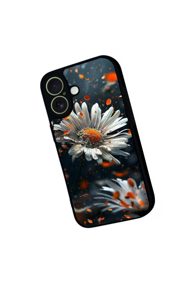 iPhone 17 Uyumlu Cicek Tasarımlı Glossy Premium Kılıf