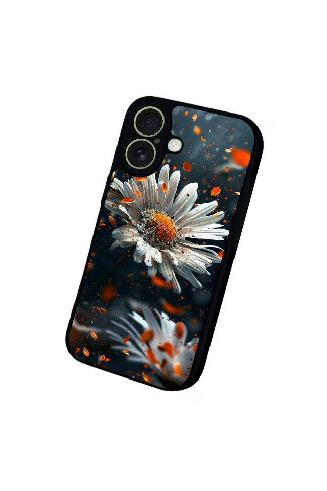 iPhone 17 Uyumlu Cicek Tasarımlı Glossy Premium Kılıf