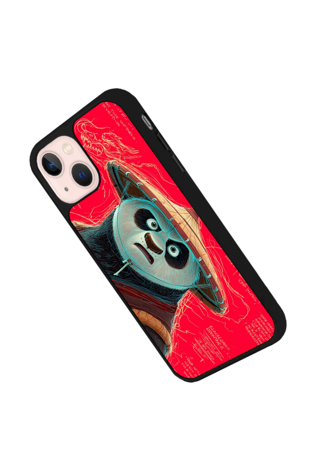 iPhone 15 Plus Uyumlu Kung Fu Panda Tasarımlı Glossy Premium Kılıf