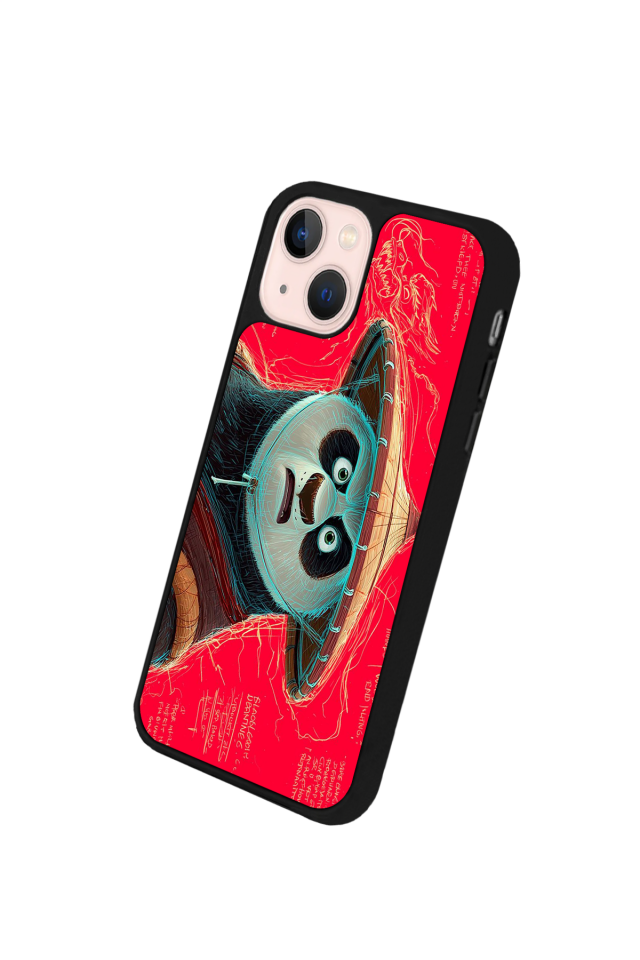 iPhone 15 Plus Uyumlu Kung Fu Panda Tasarımlı Glossy Premium Kılıf