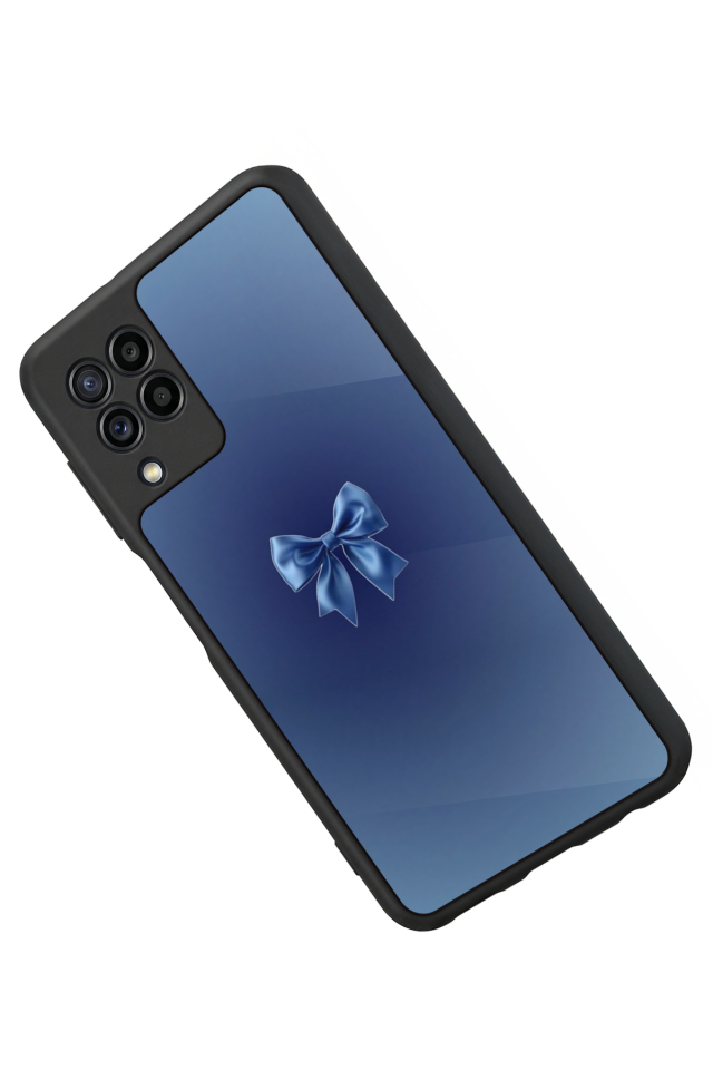 Samsung Galaxy M32 Uyumlu Kurdele Tasarımlı Glossy Premium Kılıf