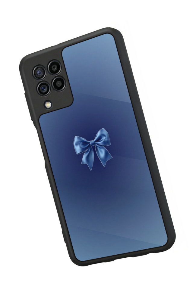 Samsung Galaxy M32 Uyumlu Kurdele Tasarımlı Glossy Premium Kılıf