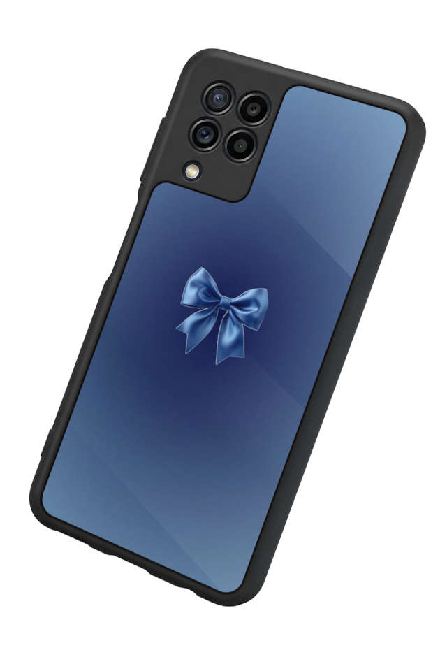 Samsung Galaxy M32 Uyumlu Kurdele Tasarımlı Glossy Premium Kılıf