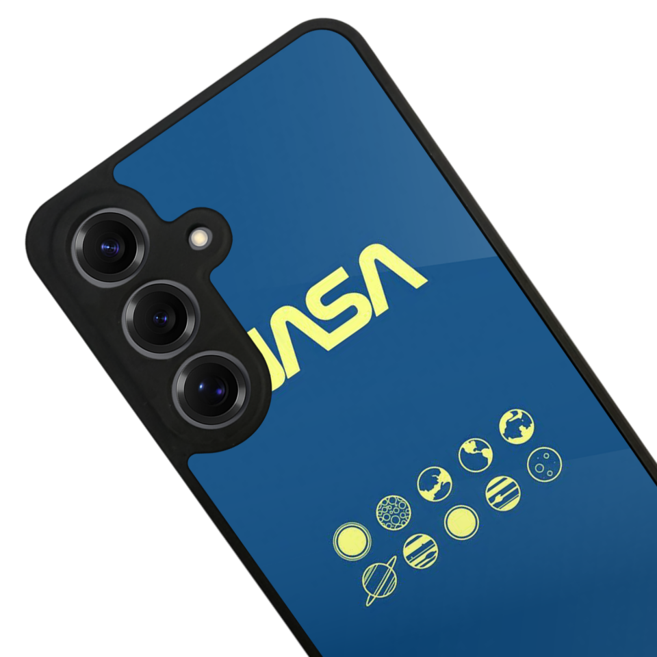 Samsung Galaxy S25 Uyumlu Nasa Tasarımlı Glossy Premium Kılıf