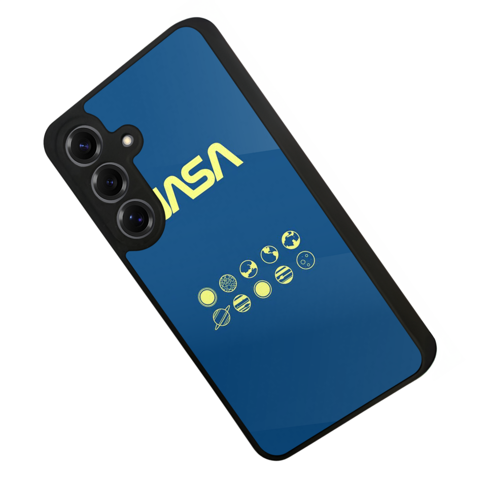 Samsung Galaxy S25 Uyumlu Nasa Tasarımlı Glossy Premium Kılıf