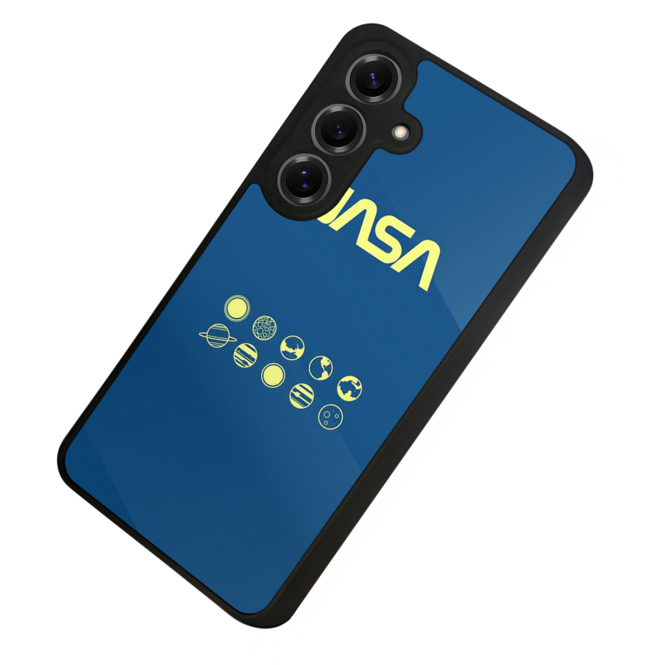 Samsung Galaxy S25 Uyumlu Nasa Tasarımlı Glossy Premium Kılıf