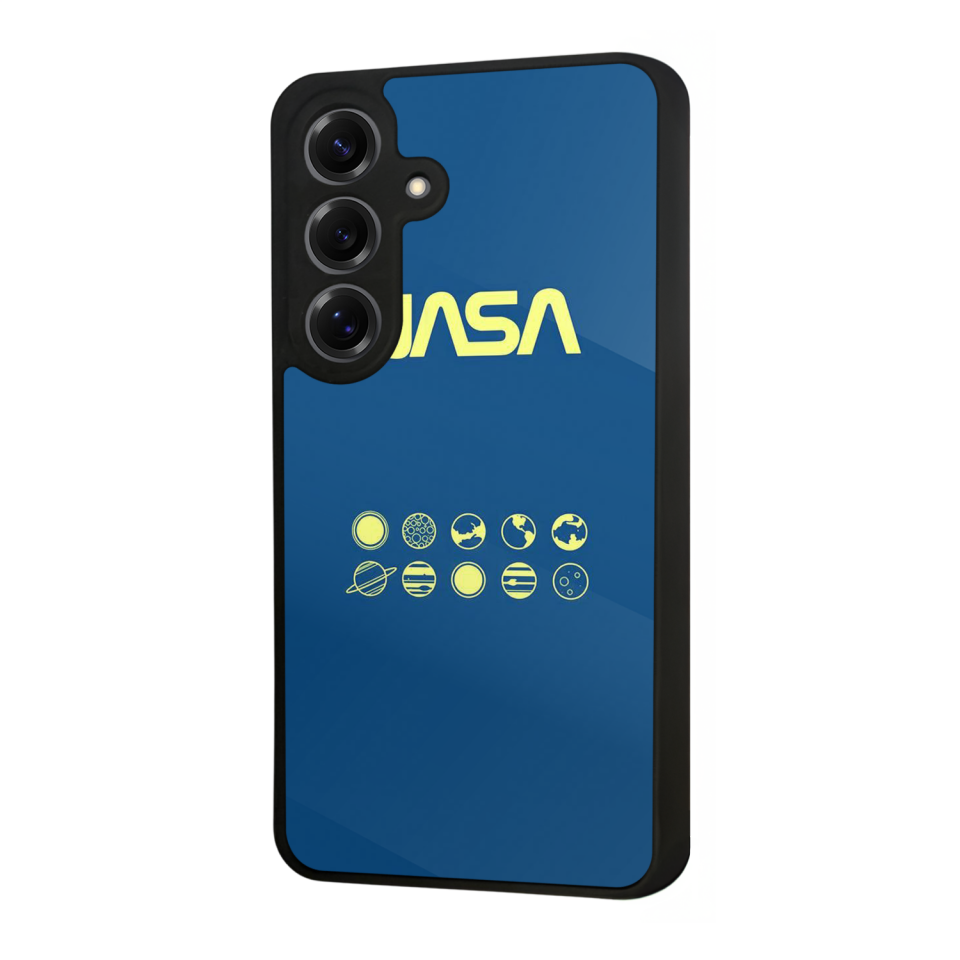 Samsung Galaxy S25 Uyumlu Nasa Tasarımlı Glossy Premium Kılıf