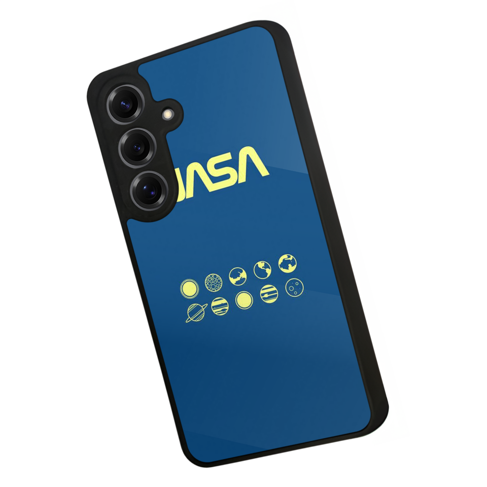 Samsung Galaxy S25 Uyumlu Nasa Tasarımlı Glossy Premium Kılıf