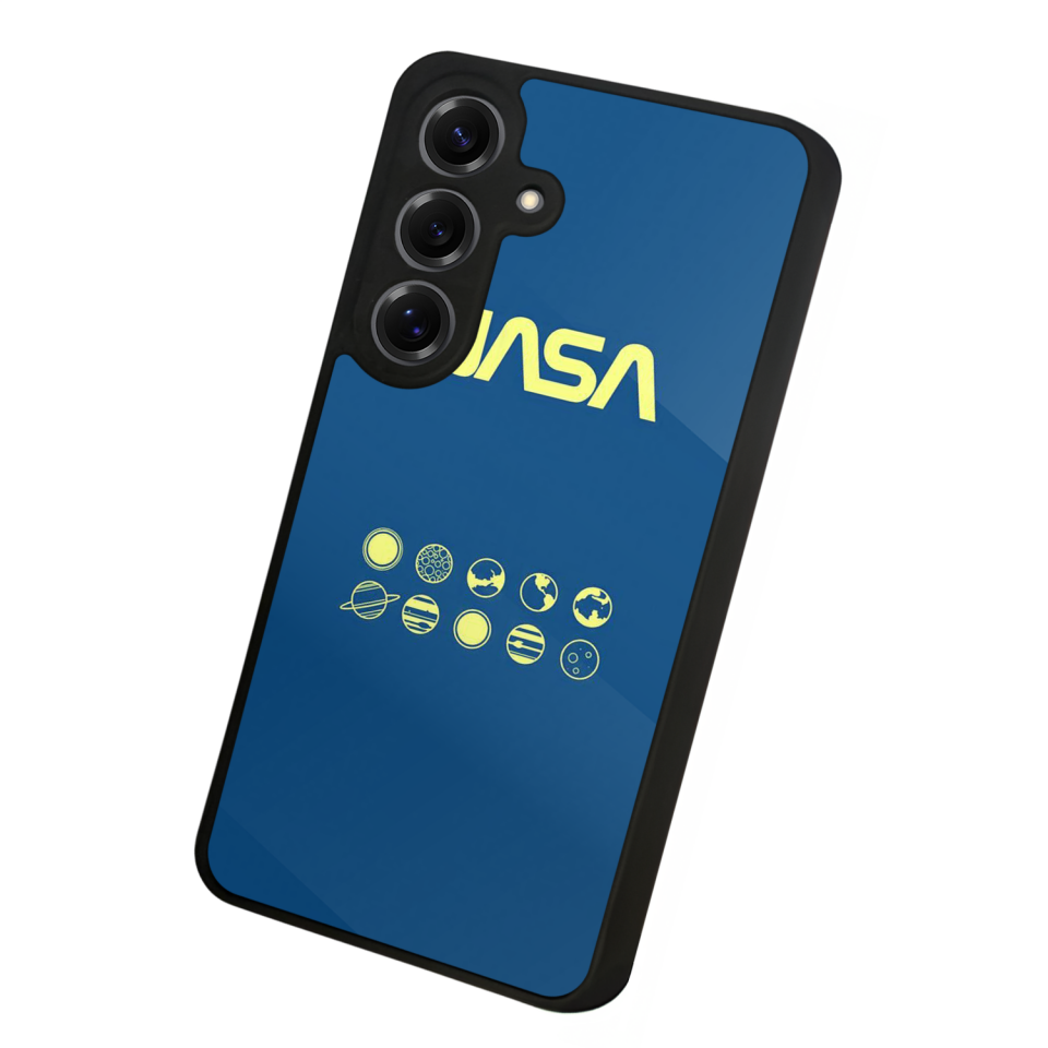 Samsung Galaxy S25 Uyumlu Nasa Tasarımlı Glossy Premium Kılıf