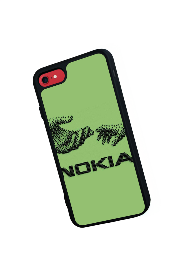 iPhone SE Uyumlu Nokia Tasarımlı Glossy Premium Kılıf