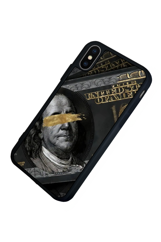 iPhone XS Max Uyumlu Para Tasarımlı Glossy Premium Kılıf
