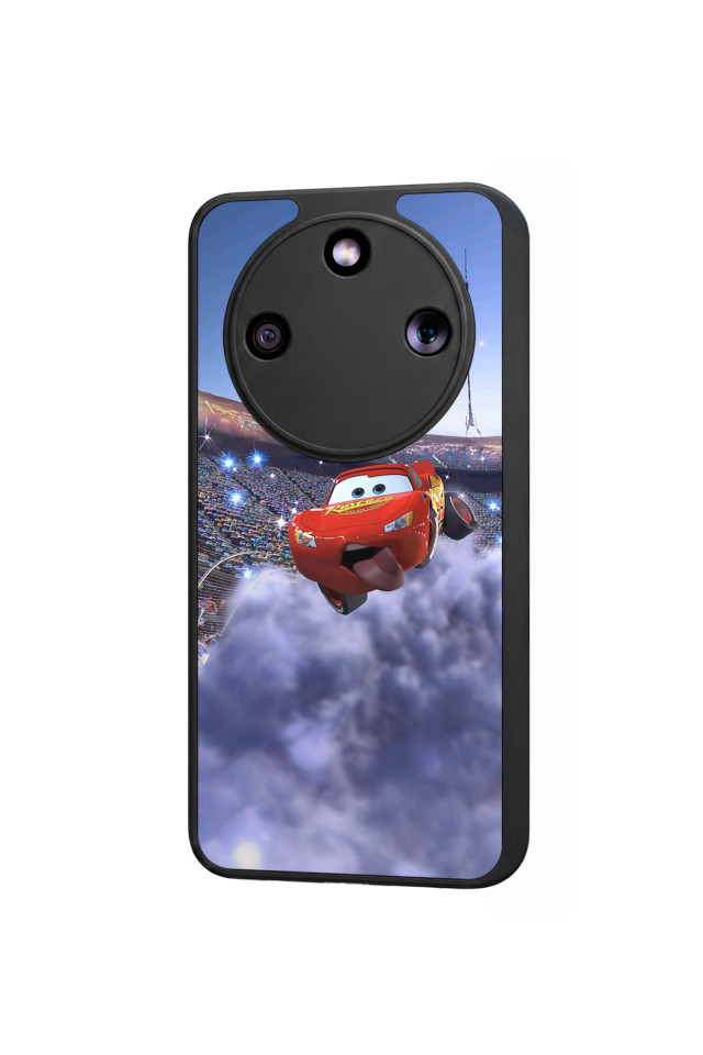 Honor Magic 8 Lite Uyumlu Şimsek McQueen Tasarımlı Glossy Premium Kılıf