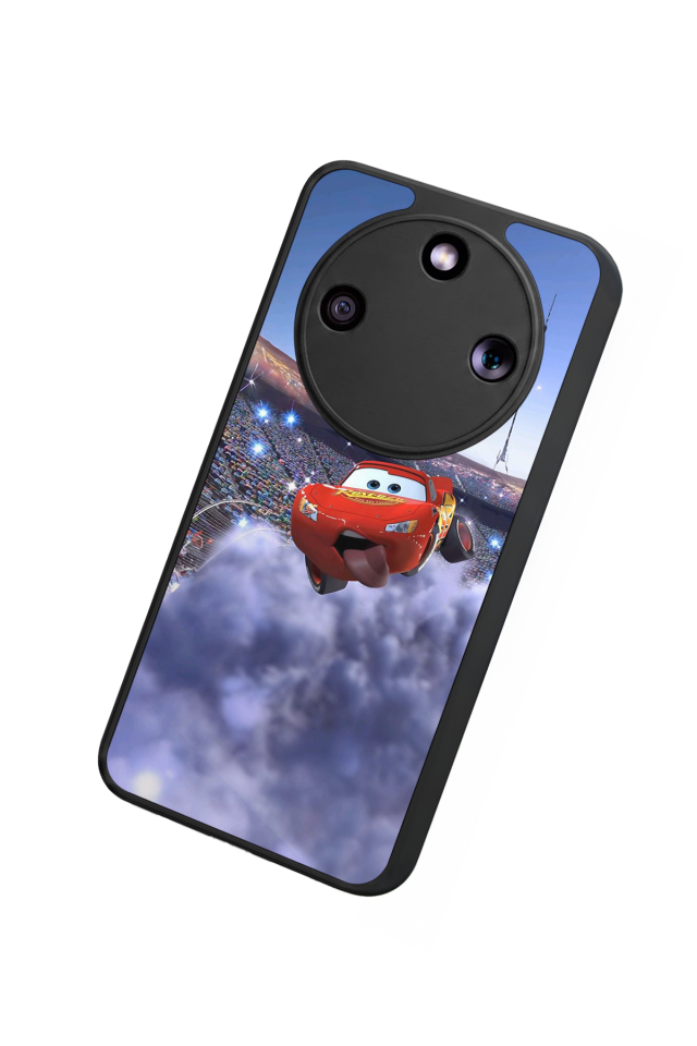 Honor Magic 8 Lite Uyumlu Şimsek McQueen Tasarımlı Glossy Premium Kılıf