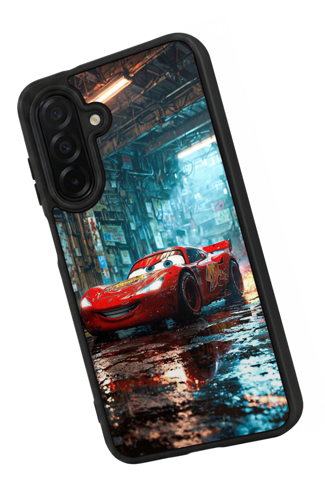 Samsung Galaxy A36 Uyumlu Şimsek McQueen Tasarımlı Glossy Premium Kılıf