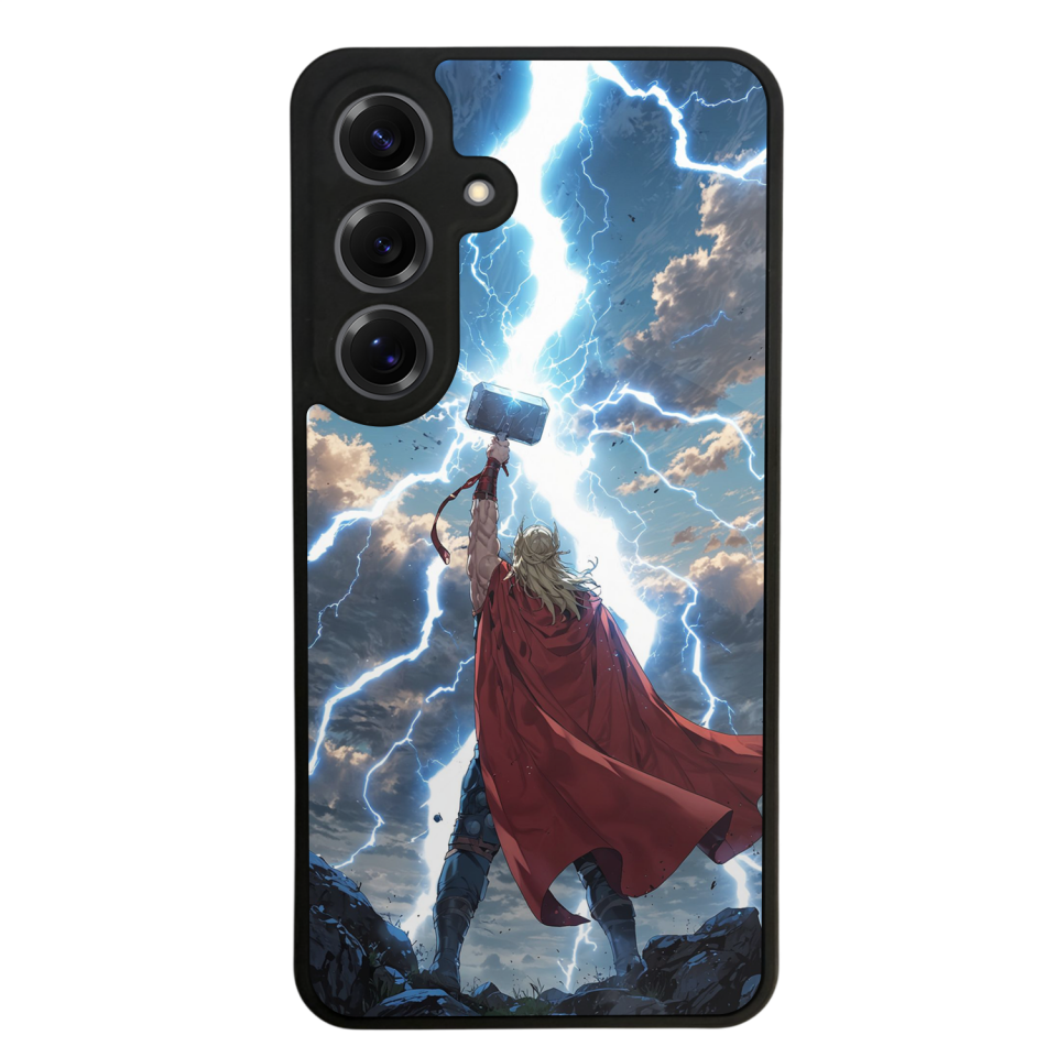 Samsung Galaxy S25 Uyumlu Thor Tasarımlı Glossy Premium Kılıf