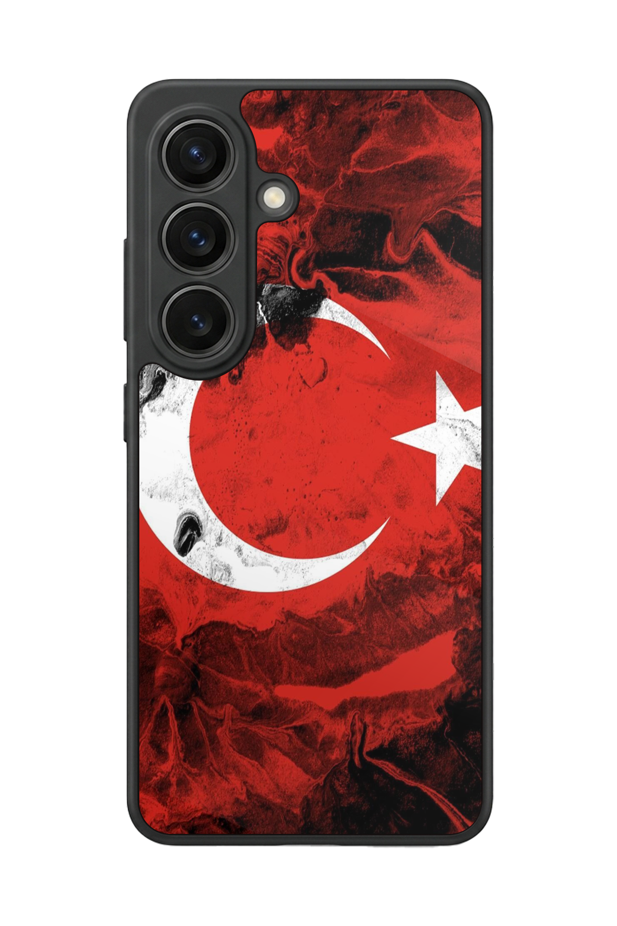 Samsung Galaxy S26 Uyumlu Türk Bayragi Tasarımlı Glossy Premium Kılıf