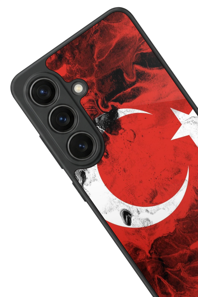 Samsung Galaxy S26 Uyumlu Türk Bayragi Tasarımlı Glossy Premium Kılıf