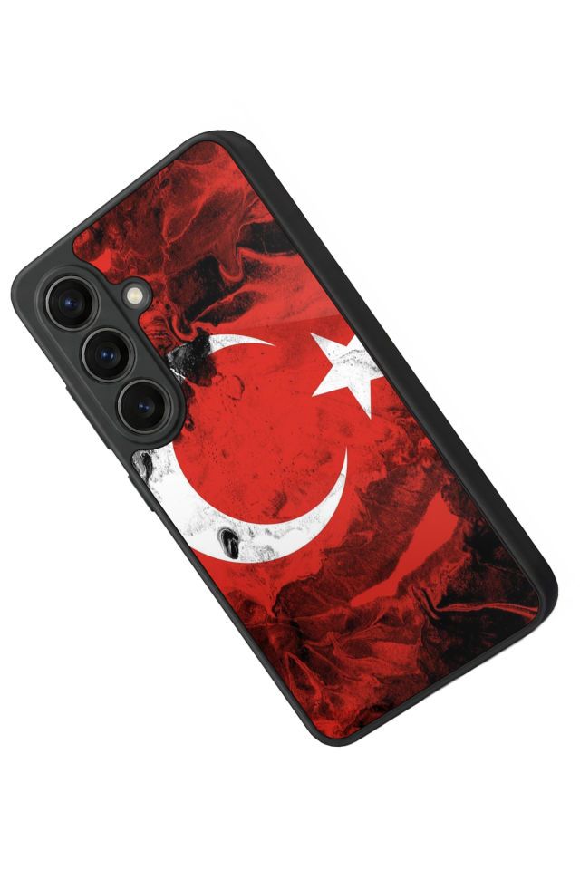 Samsung Galaxy S26 Uyumlu Türk Bayragi Tasarımlı Glossy Premium Kılıf