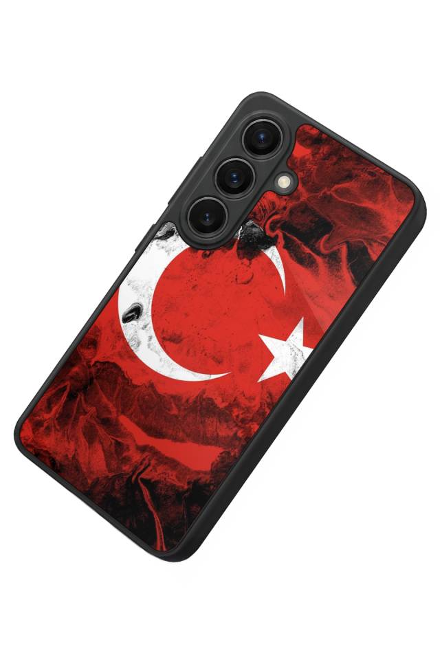 Samsung Galaxy S26 Uyumlu Türk Bayragi Tasarımlı Glossy Premium Kılıf