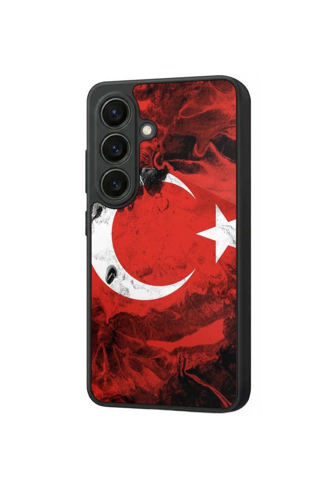 Samsung Galaxy S26 Uyumlu Türk Bayragi Tasarımlı Glossy Premium Kılıf
