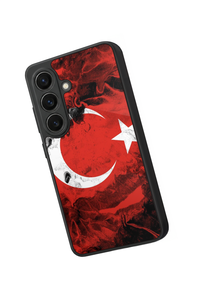 Samsung Galaxy S26 Uyumlu Türk Bayragi Tasarımlı Glossy Premium Kılıf