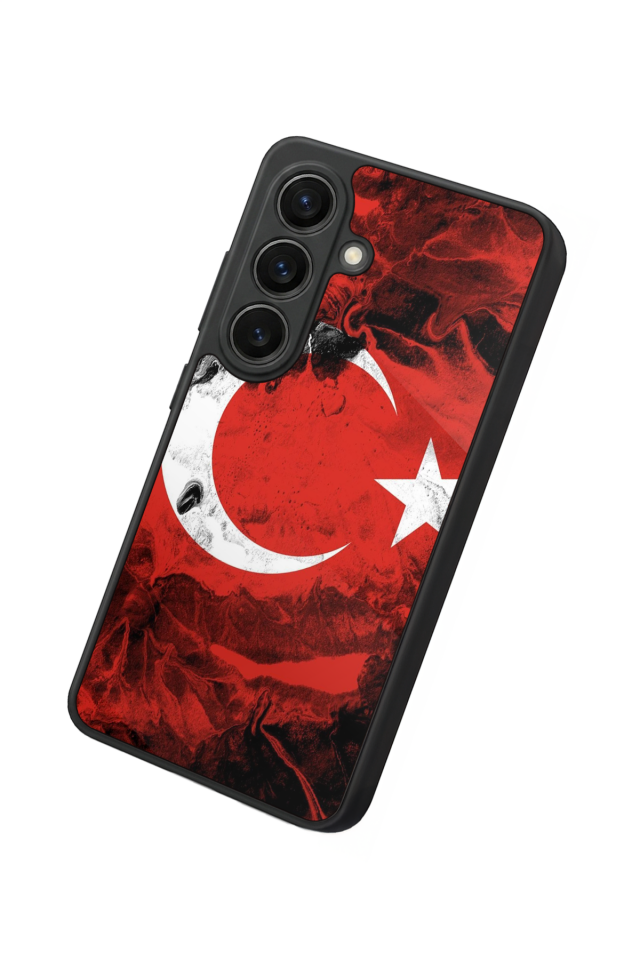 Samsung Galaxy S26 Uyumlu Türk Bayragi Tasarımlı Glossy Premium Kılıf