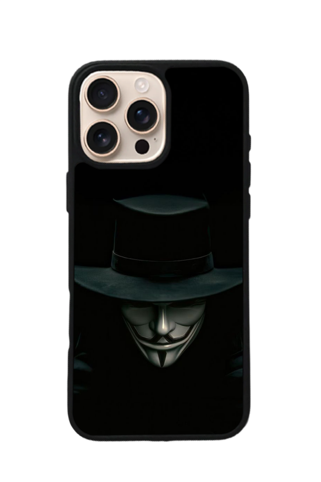 iPhone 14 Pro Uyumlu Vendetta Tasarımlı Glossy Premium Kılıf