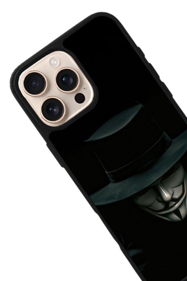 iPhone 14 Pro Uyumlu Vendetta Tasarımlı Glossy Premium Kılıf