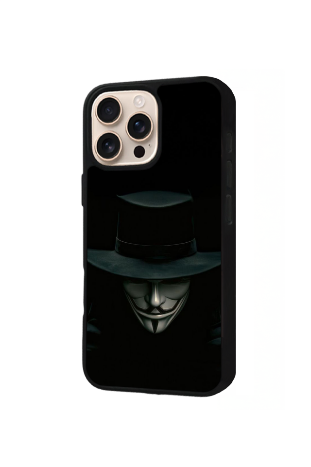 iPhone 14 Pro Uyumlu Vendetta Tasarımlı Glossy Premium Kılıf