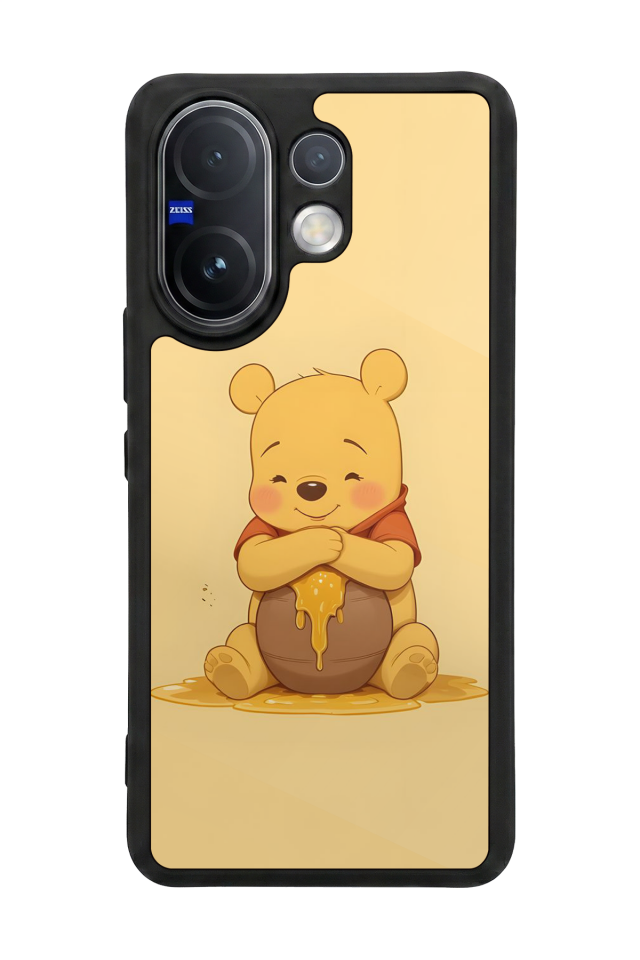 Vivo V60 Uyumlu Winnie Tasarımlı Glossy Premium Kılıf