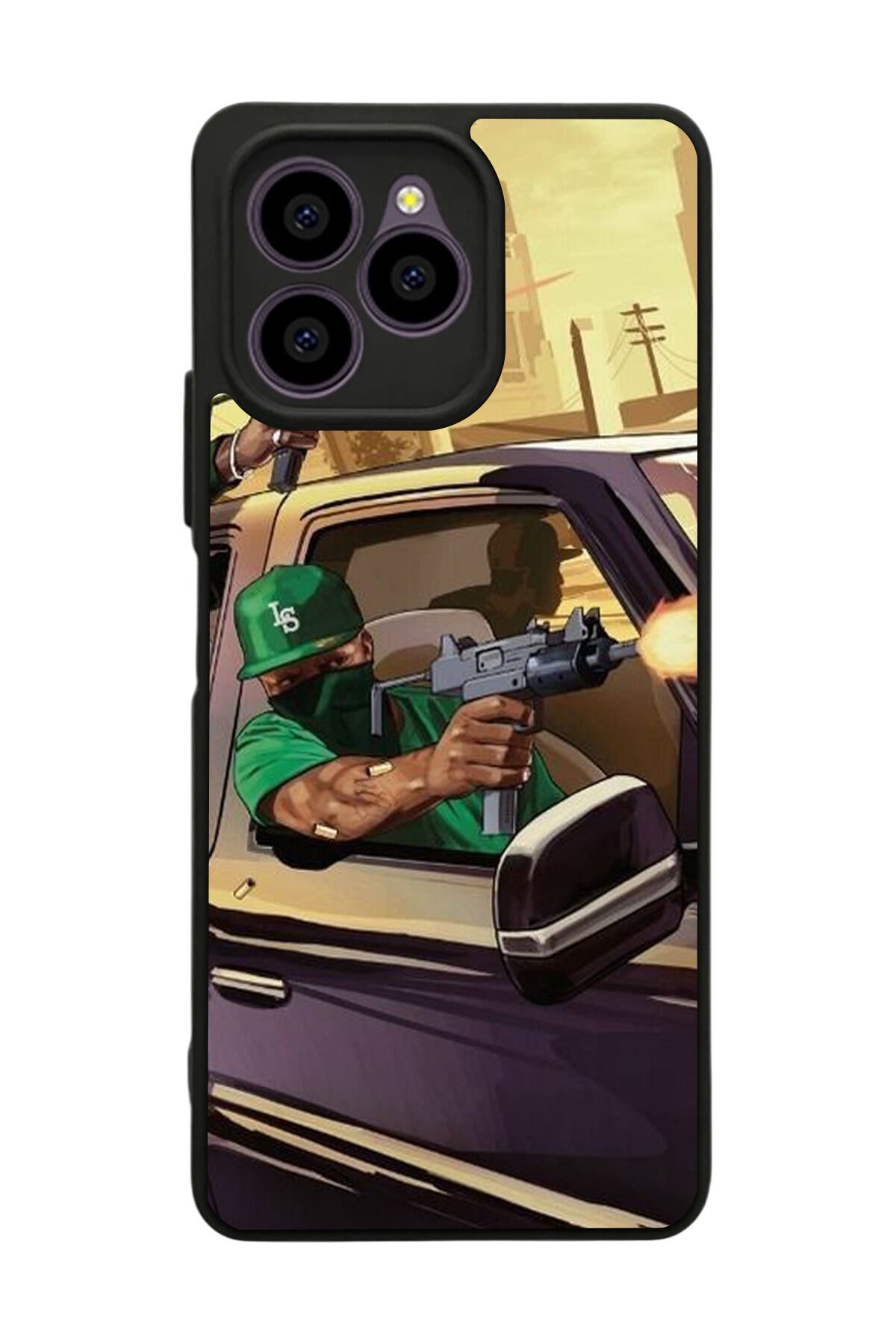Omix X6 Uyumlu GTA Tasarımlı Glossy Premium Kılıf