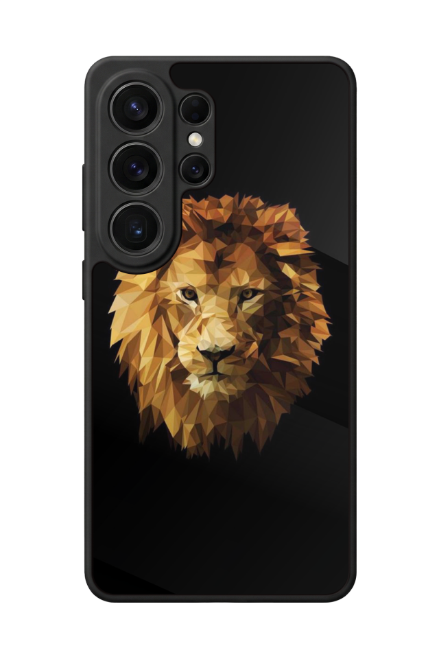 Samsung Galaxy S26 Ultra Uyumlu Aslan Tasarımlı Glossy Premium Kılıf