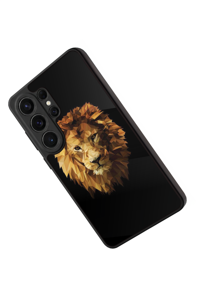 Samsung Galaxy S26 Ultra Uyumlu Aslan Tasarımlı Glossy Premium Kılıf
