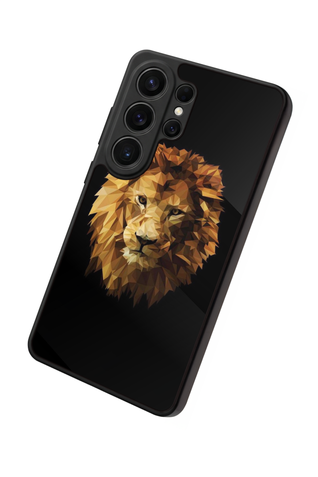 Samsung Galaxy S26 Ultra Uyumlu Aslan Tasarımlı Glossy Premium Kılıf