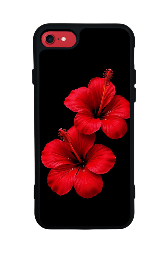 iPhone 7 Uyumlu Cicek Tasarımlı Glossy Premium Kılıf
