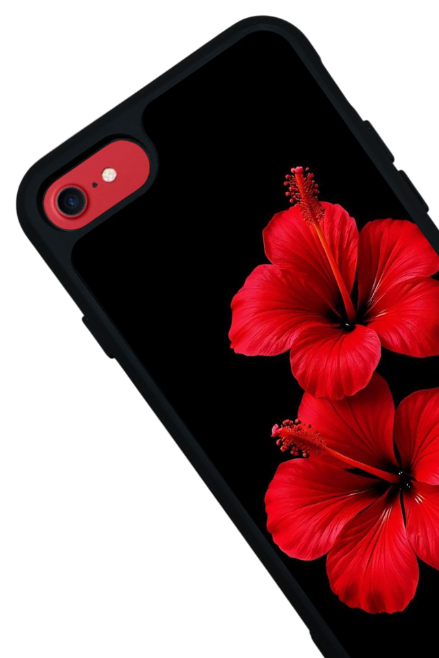 iPhone 7 Uyumlu Cicek Tasarımlı Glossy Premium Kılıf