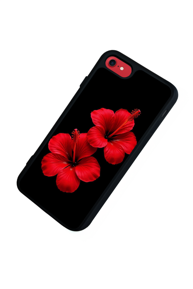 iPhone 7 Uyumlu Cicek Tasarımlı Glossy Premium Kılıf