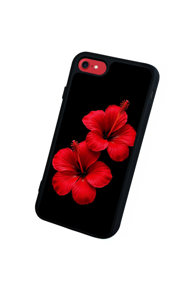 iPhone 7 Uyumlu Cicek Tasarımlı Glossy Premium Kılıf