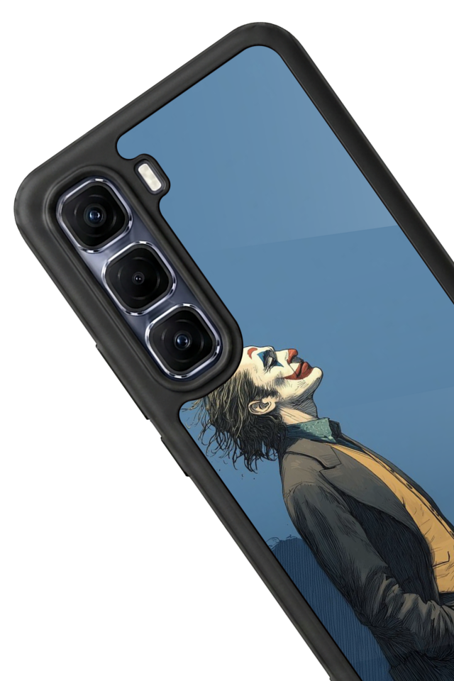 Infinix Hot 60 Pro Plus Uyumlu Joker Tasarımlı Glossy Premium Kılıf