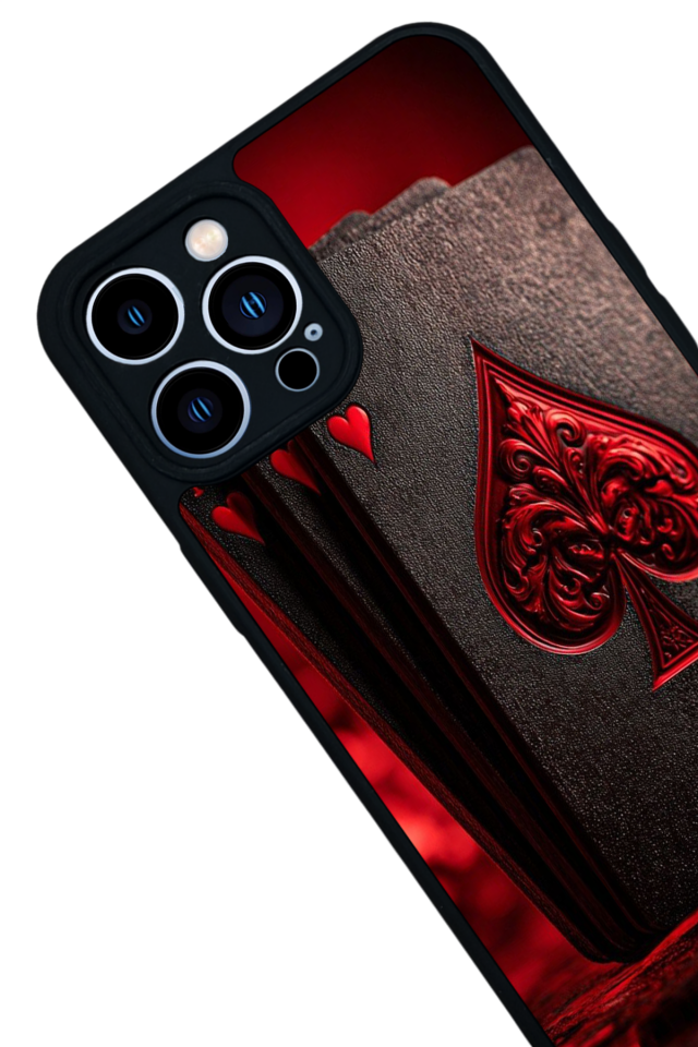 iPhone 13 Pro Max Uyumlu Kart Tasarımlı Glossy Premium Kılıf