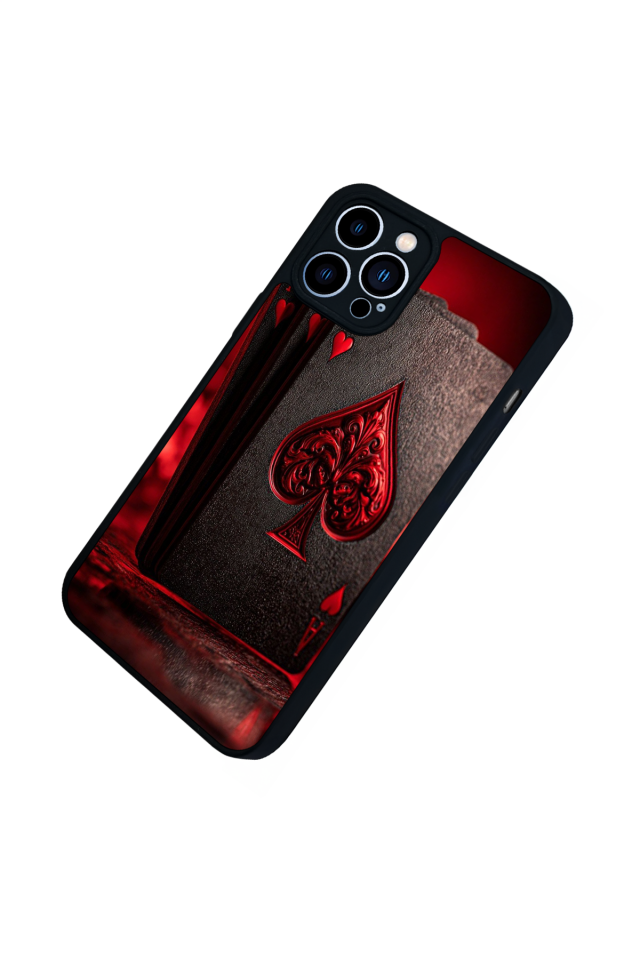 iPhone 13 Pro Max Uyumlu Kart Tasarımlı Glossy Premium Kılıf