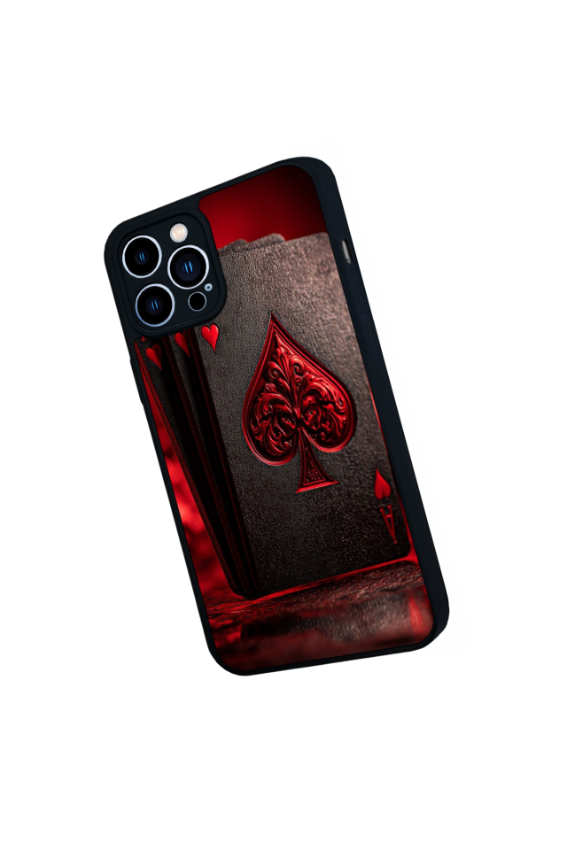 iPhone 13 Pro Max Uyumlu Kart Tasarımlı Glossy Premium Kılıf
